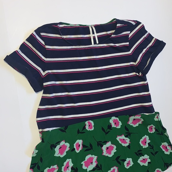 Anthropologie Floral and Striped Peplum Tunic - Women’s Size Medium - Picture 2 of 9